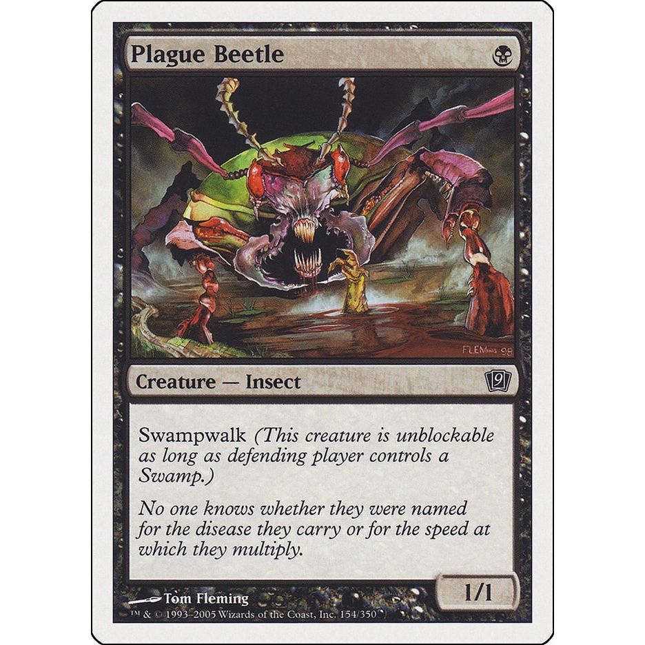 Image for Plague Beetle (154) (9ED) - Magic: The Gathering