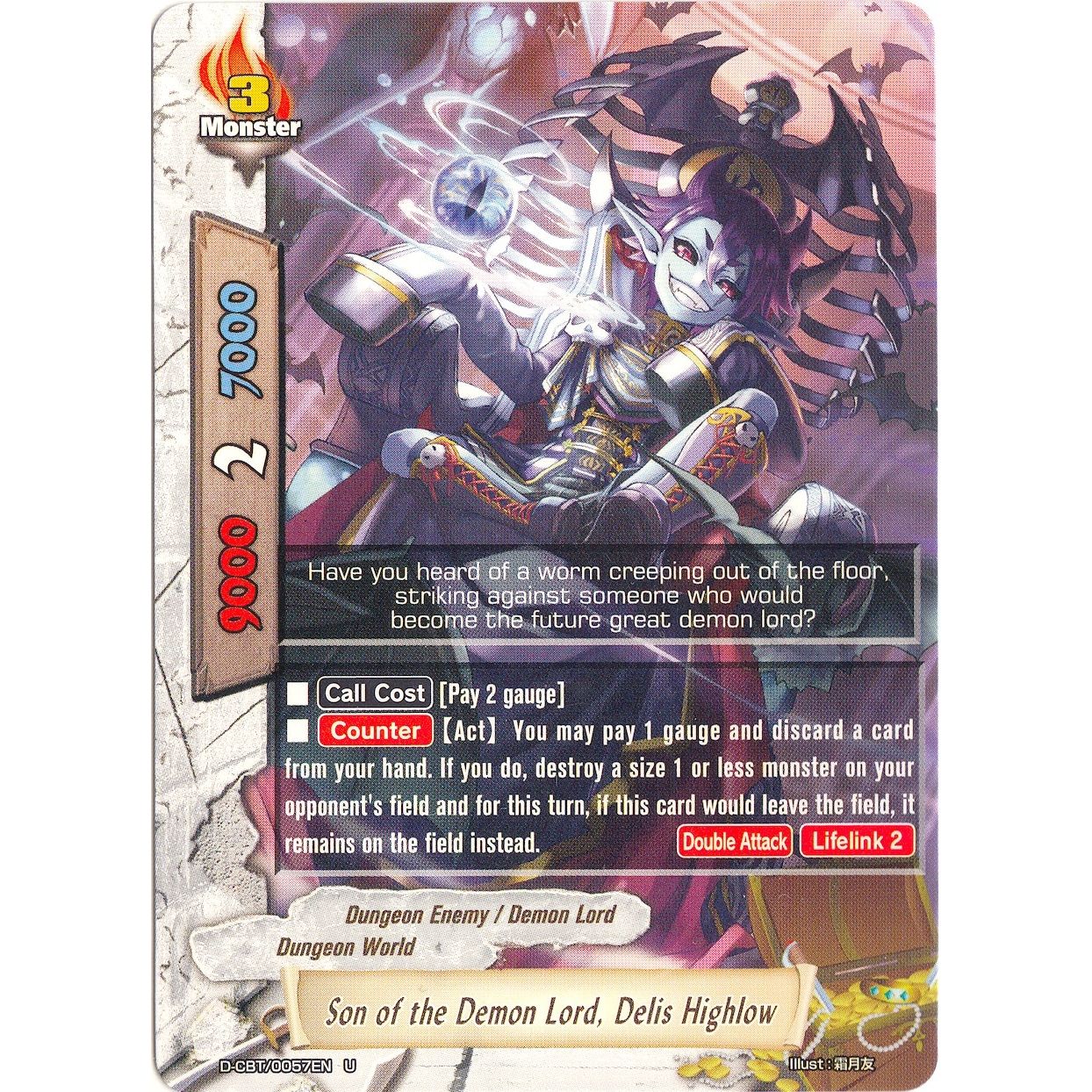 Image for Son of the Demon Lord, Delis Highlow (D-CBT/0057EN) (D-CBT) - Future Card BuddyFight