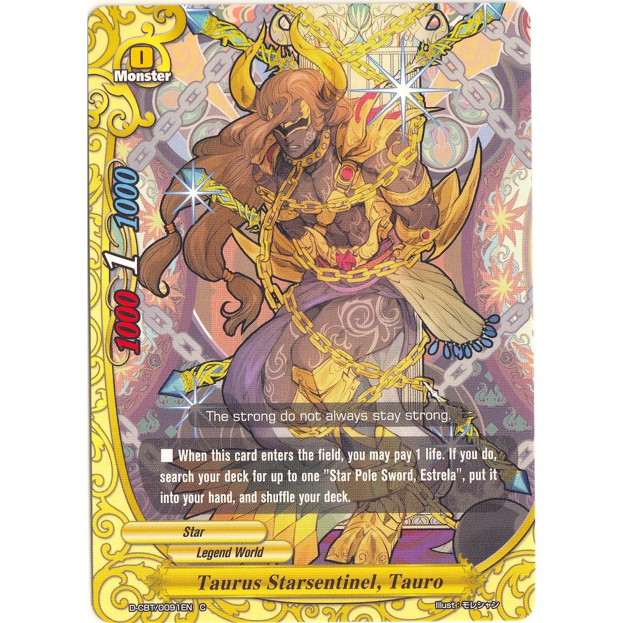 Image for Taurus Starsentinel, Touro (D-CBT/0091EN) (D-CBT) - Future Card BuddyFight
