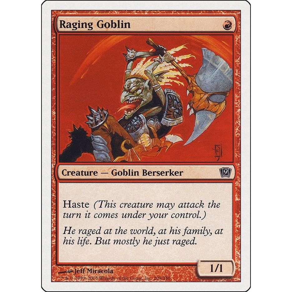 Image for Raging Goblin (9ED) - Magic: The Gathering