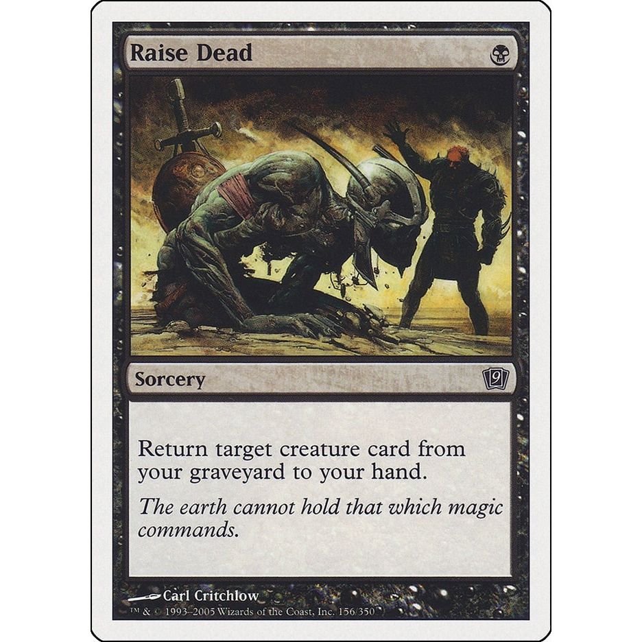 Image for Raise Dead (9ED) - Magic: The Gathering