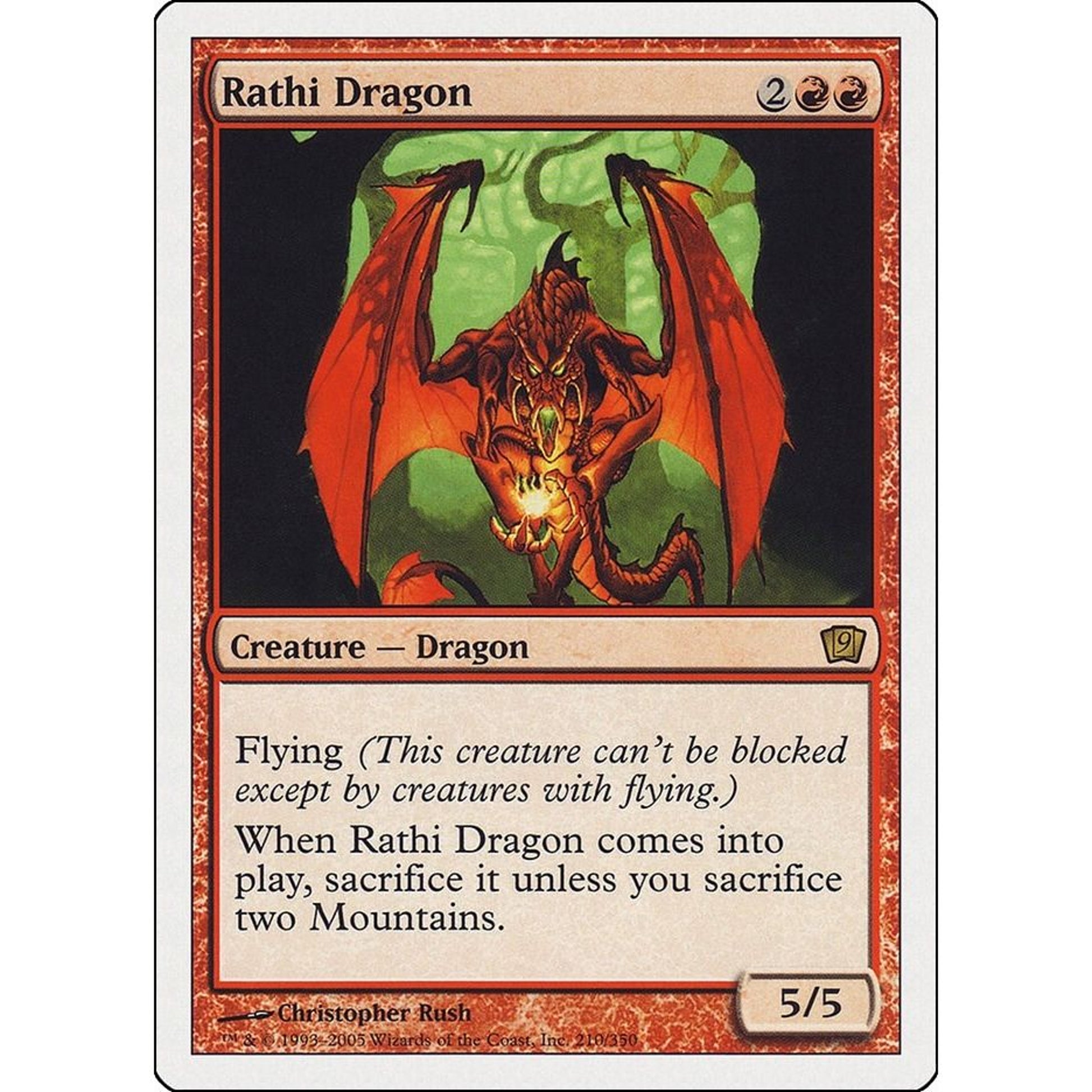 Image for Rathi Dragon (9ED) - Magic: The Gathering