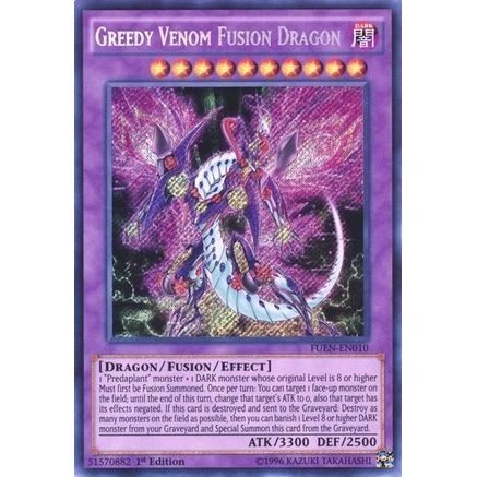 Image for Greedy Venom Fusion Dragon (FUEN-EN010) (FUEN) - YuGiOh