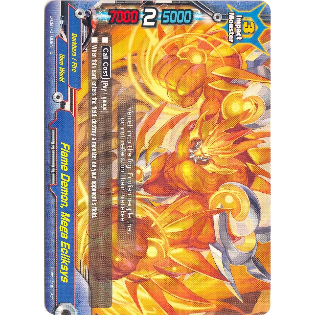 Image for Flame Demon, Mega Ecliksys (D-CBT/0100EN) (D-CBT) - Future Card BuddyFight