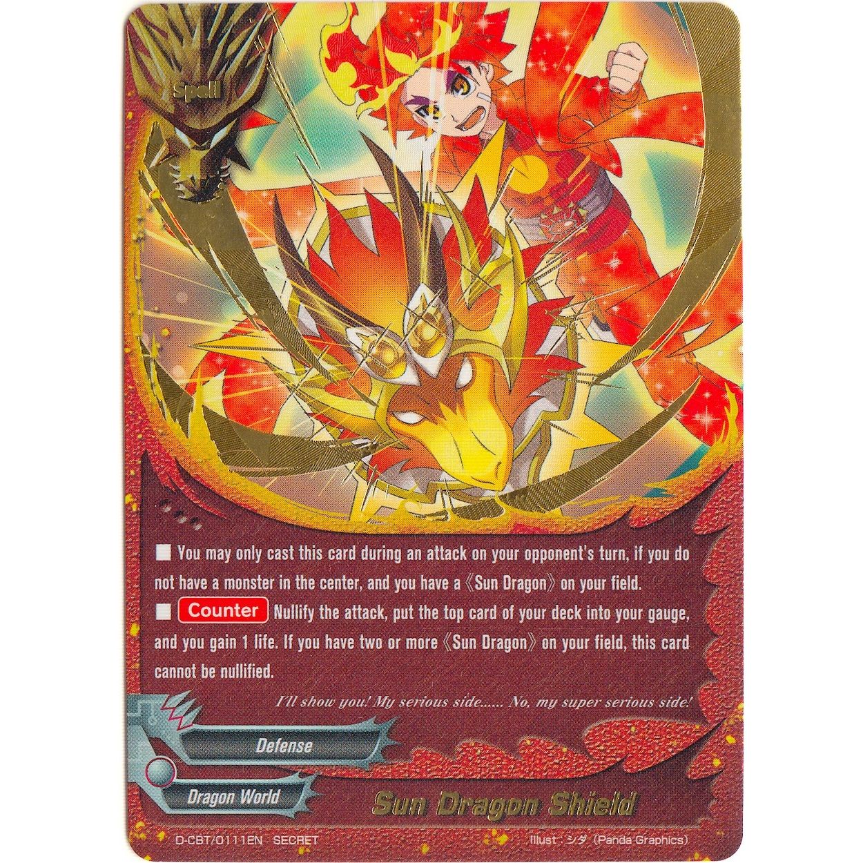 Image for Sun Dragon Shield (D-CBT/0111EN) (D-CBT) - Future Card BuddyFight