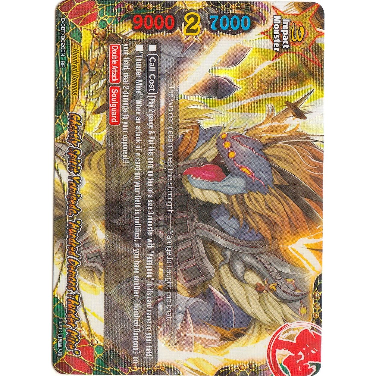 Image for Ghostly Spirit Yamigedo, "Hundred Demons Thunder Mine" (D-CBT/0020EN) (D-CBT) - Future Card BuddyFight