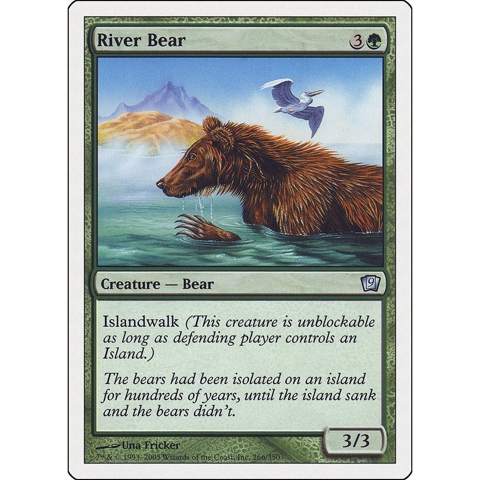 Image for River Bear (266) (9ED) - Magic: The Gathering