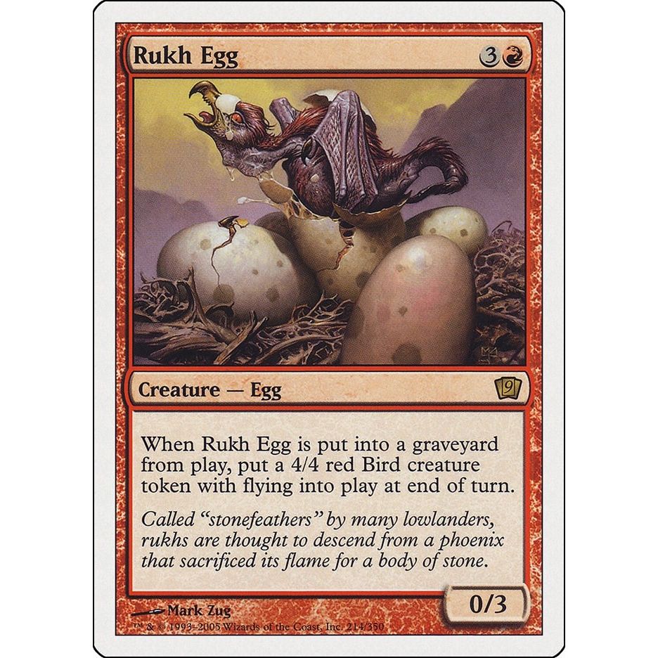 Image for Rukh Egg (214) (9ED) - Magic: The Gathering