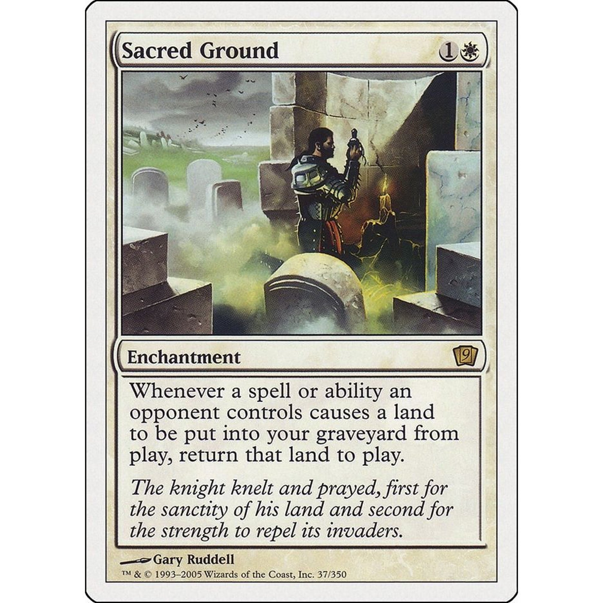 Image for Sacred Ground (37) (9ED) - Magic: The Gathering