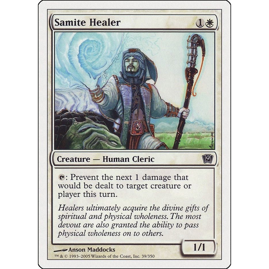 Image for Samite Healer (39) (9ED) - Magic: The Gathering
