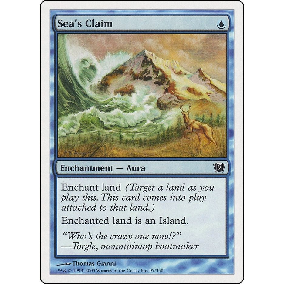 Image for Sea's Claim (9ED) - Magic: The Gathering