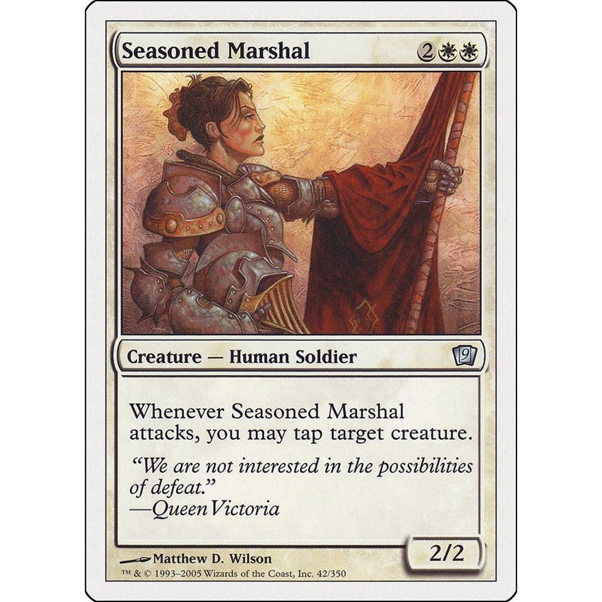 Image for Seasoned Marshal (9ED) - Magic: The Gathering
