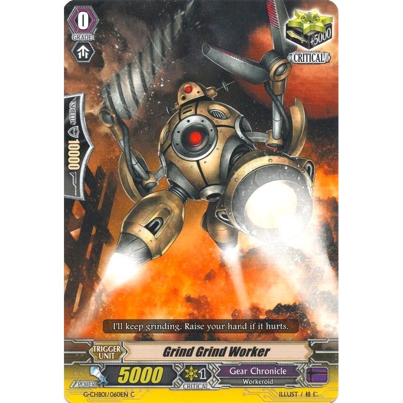 Image for Grind Grind Worker (G-CHB01/060EN) (G-CHB01) - Cardfight Vanguard