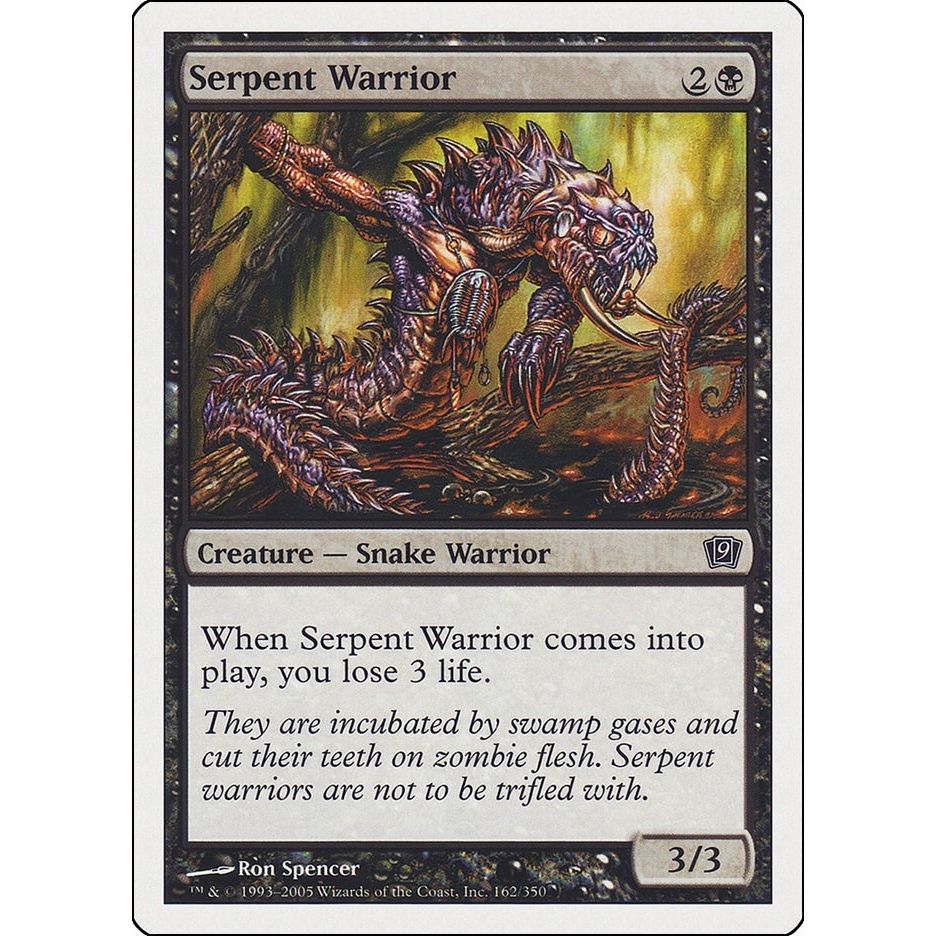 Image for Serpent Warrior (9ED) - Magic: The Gathering