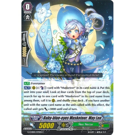 Image for Baby-blue-eyes Musketeer, May Len (G-CHB01/071EN) (G-CHB01) - Cardfight Vanguard