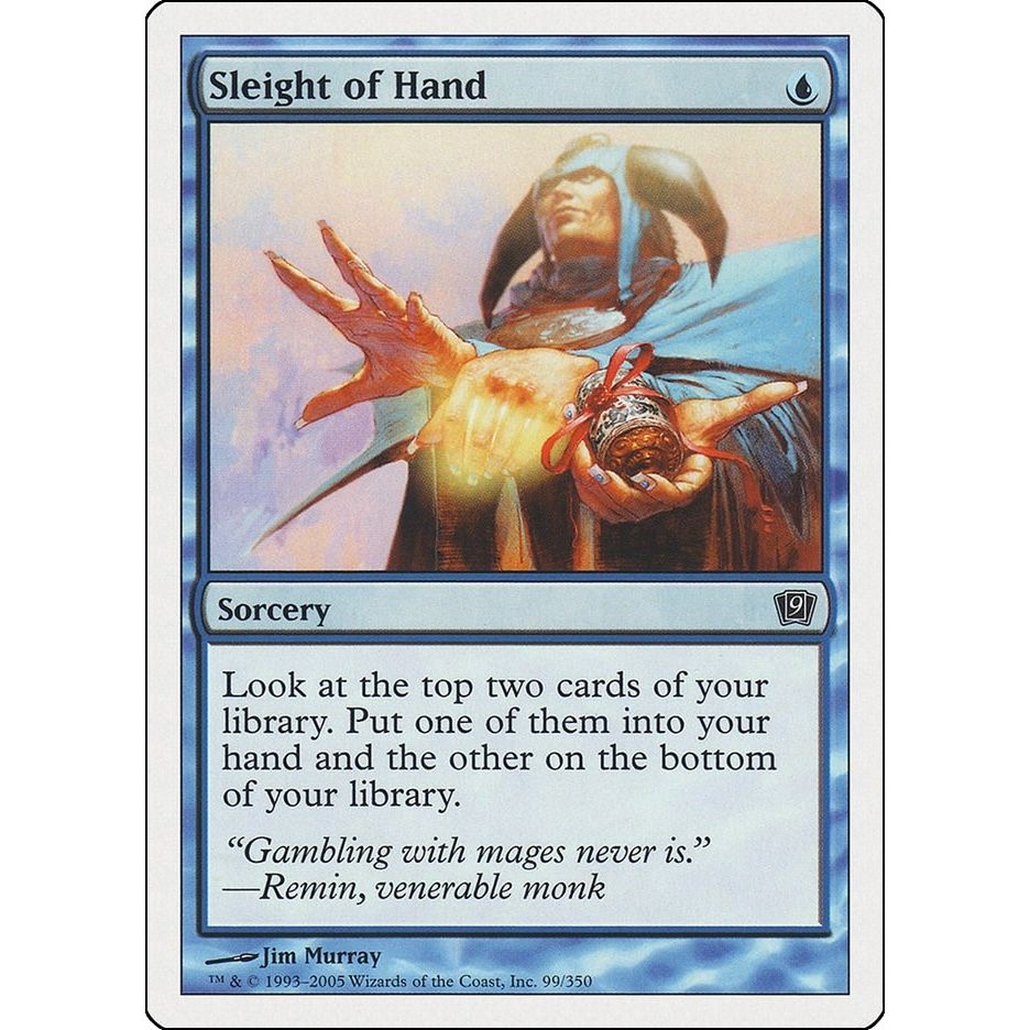 Image for Sleight of Hand (99) (9ED) - Magic: The Gathering