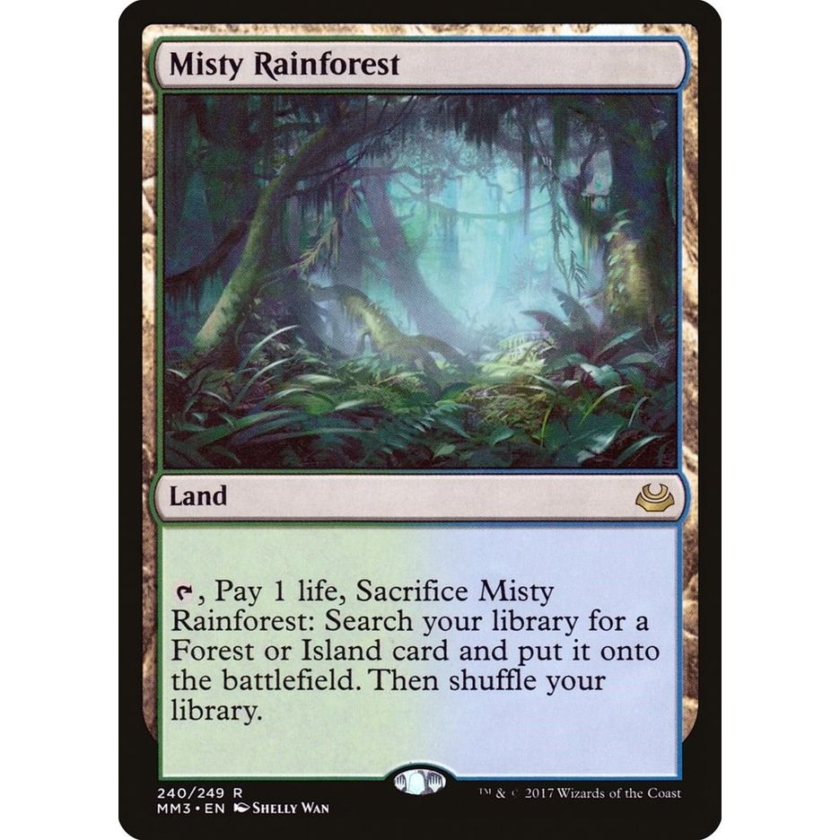 Image for Misty Rainforest (240) (MM3) - Magic: The Gathering