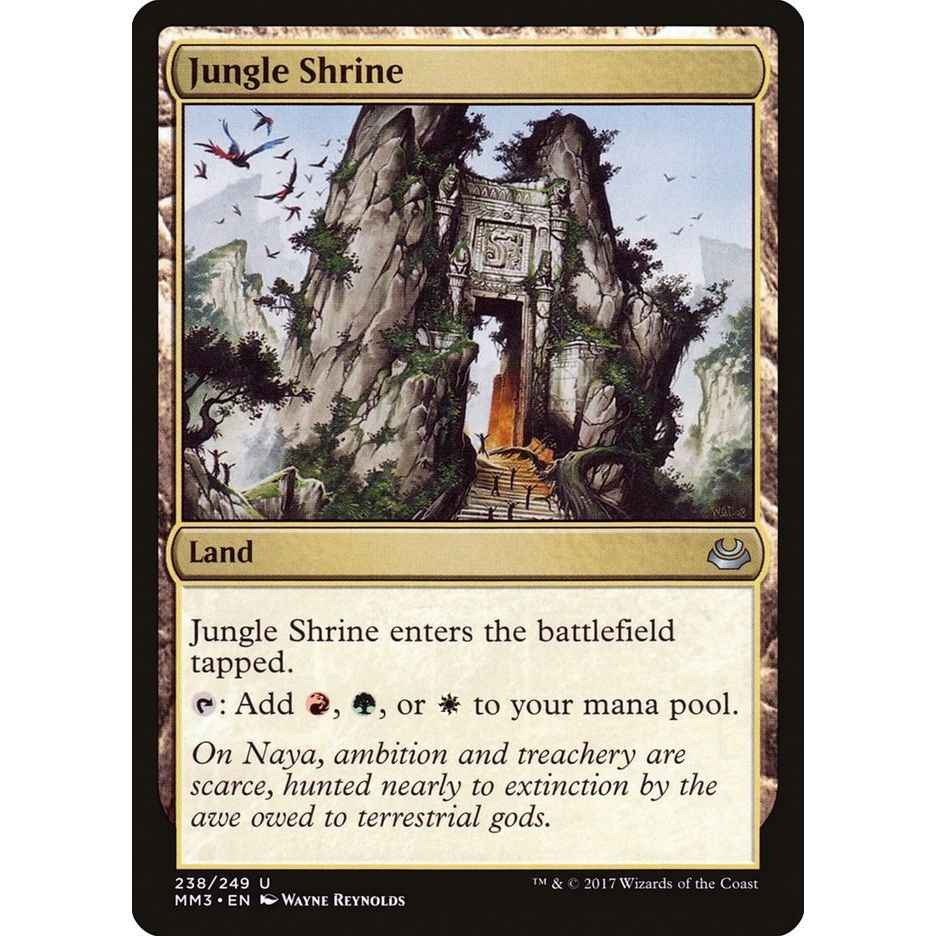 Image for Jungle Shrine (238) (MM3) - Magic: The Gathering