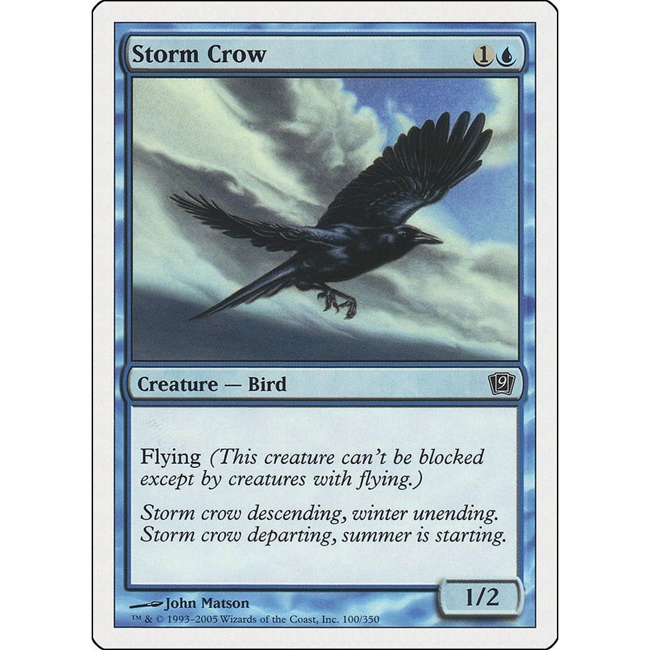 Image for Storm Crow (100) (9ED) - Magic: The Gathering