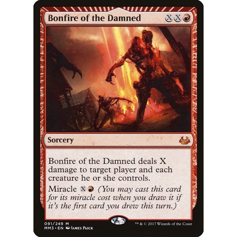 Image for Bonfire of the Damned (91) (MM3) - Magic: The Gathering