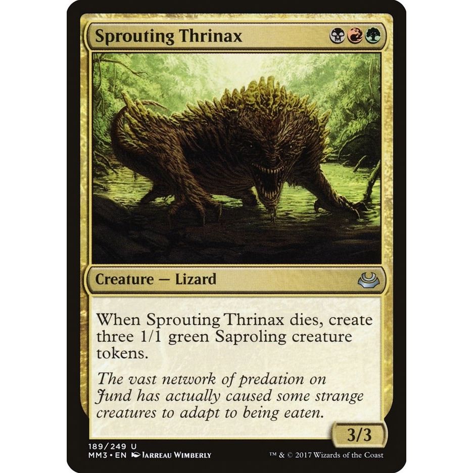 Image for Sprouting Thrinax (189) (MM3) - Magic: The Gathering