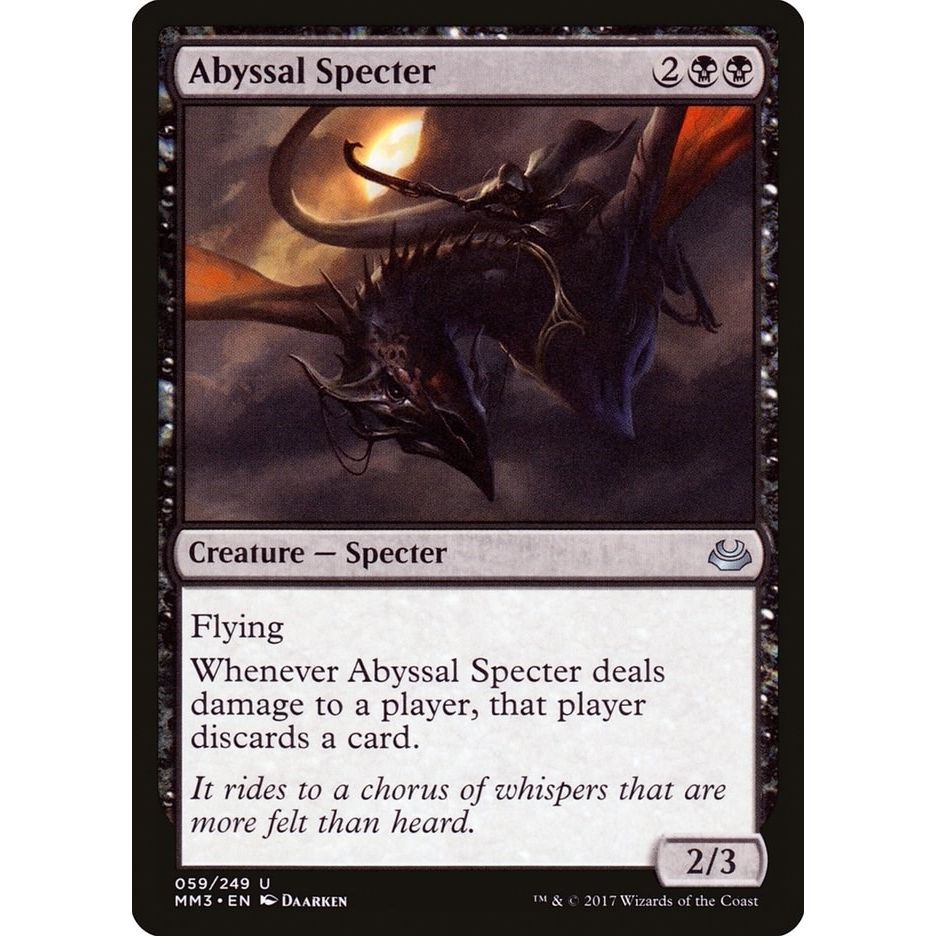 Image for Abyssal Specter (59) (MM3) - Magic: The Gathering
