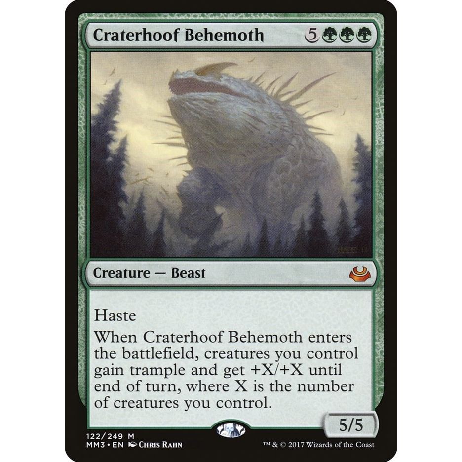 Image for Craterhoof Behemoth (122) (MM3) - Magic: The Gathering