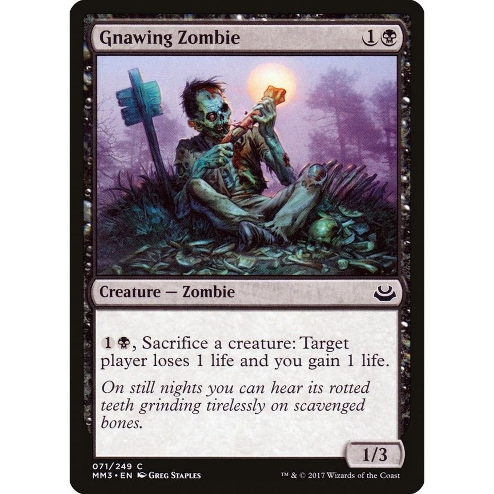 Image for Gnawing Zombie (71) (MM3) - Magic: The Gathering