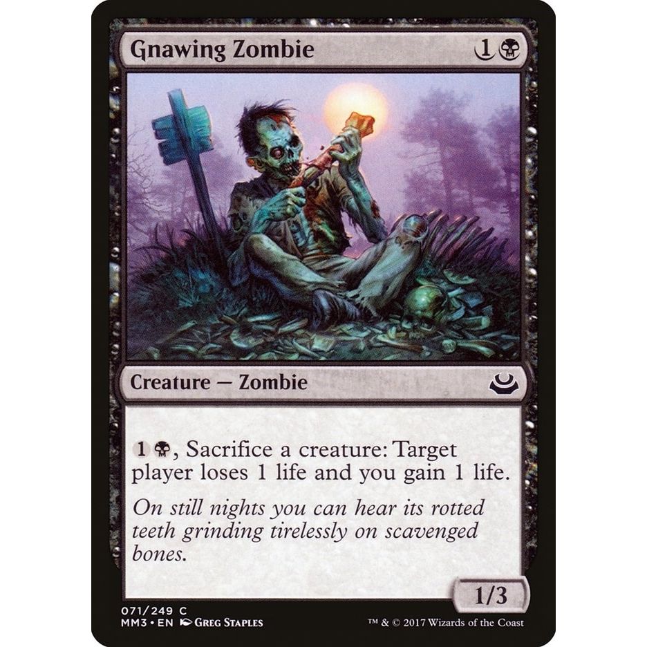 Image for Gnawing Zombie (71) (MM3) - Magic: The Gathering