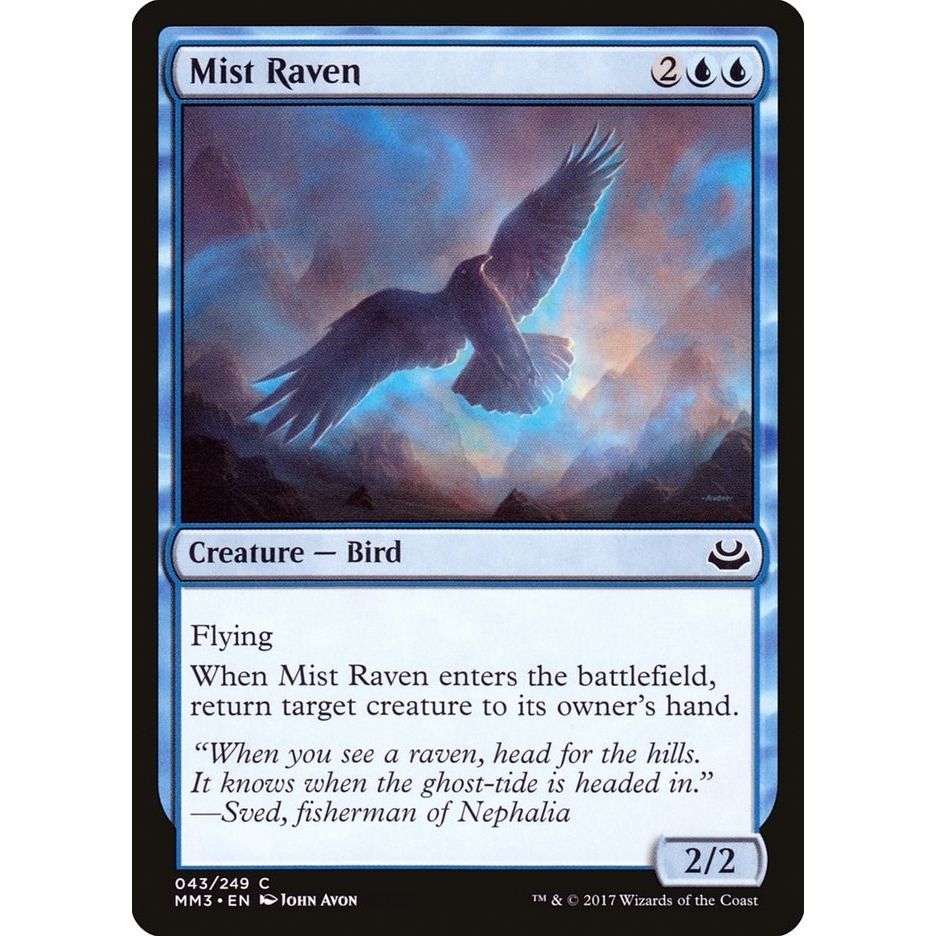 Image for Mist Raven (43) (MM3) - Magic: The Gathering