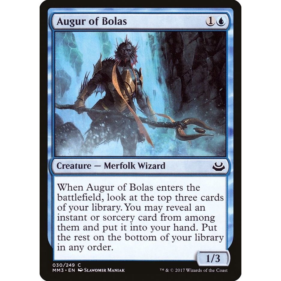 Image for Augur of Bolas (30) (MM3) - Magic: The Gathering