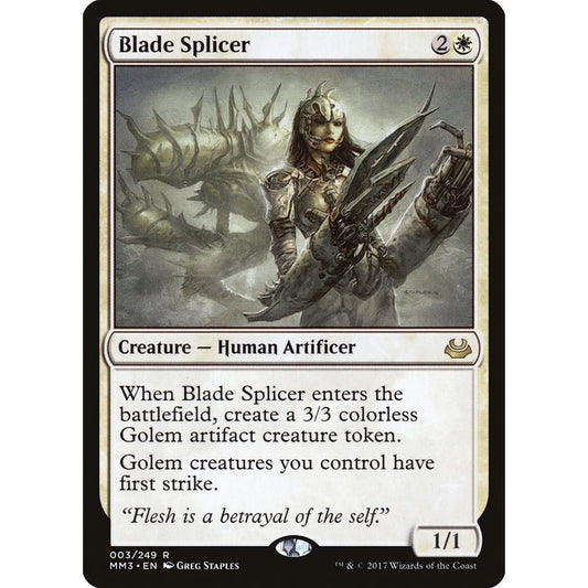 Image for Blade Splicer (3) (MM3) - Magic: The Gathering