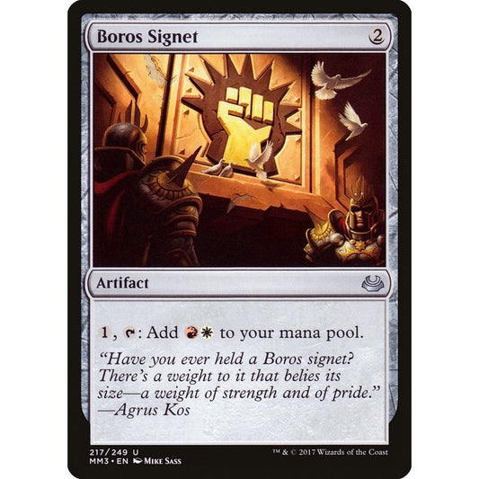 Image for Boros Signet (217) (MM3) - Magic: The Gathering