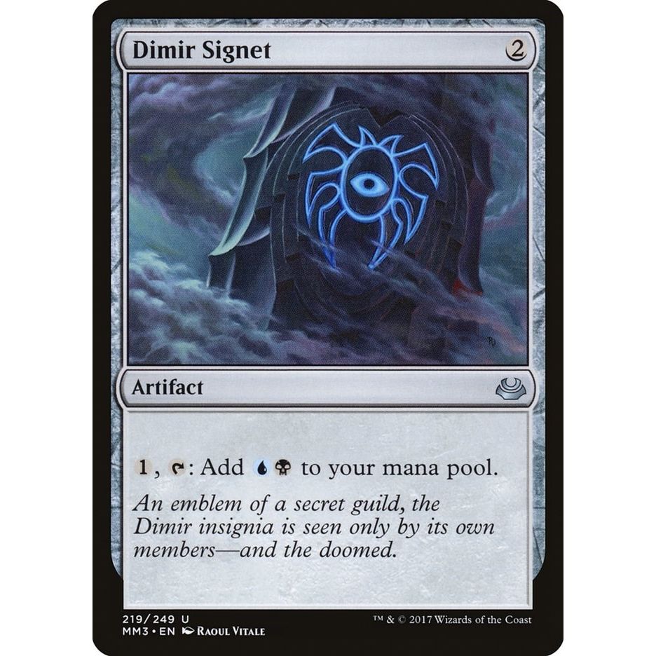 Image for Dimir Signet (219) (MM3) - Magic: The Gathering
