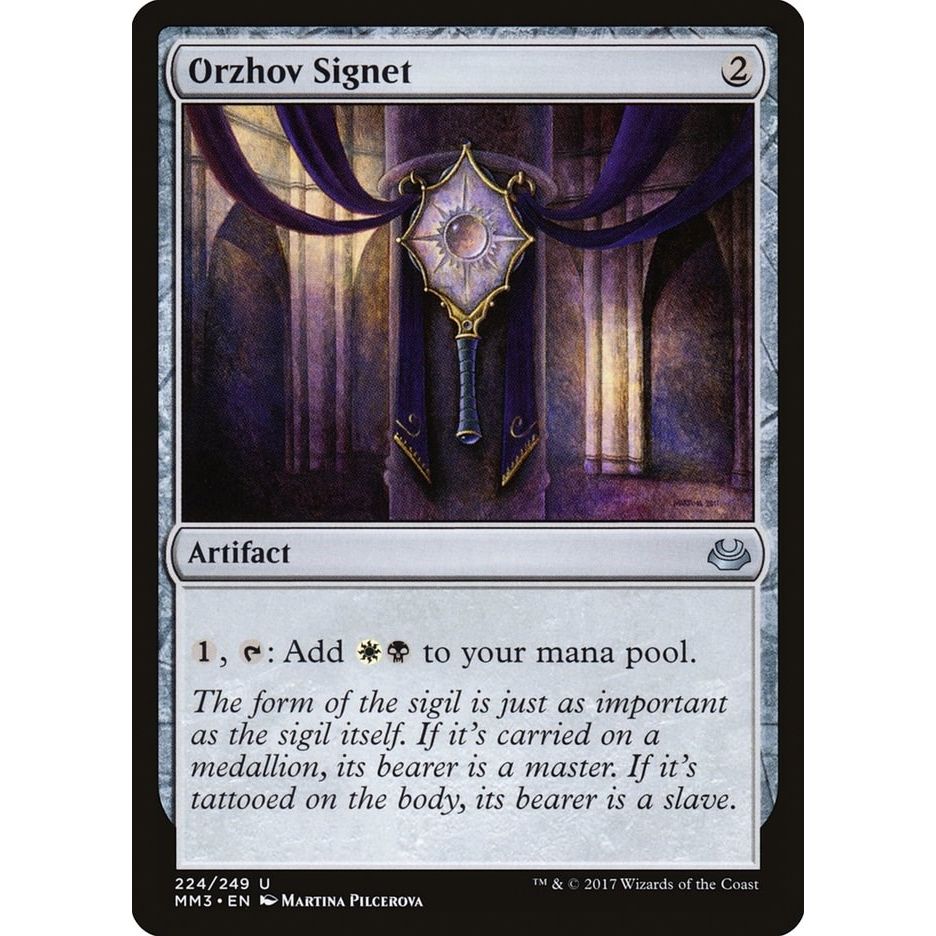 Image for Orzhov Signet (224) (MM3) - Magic: The Gathering