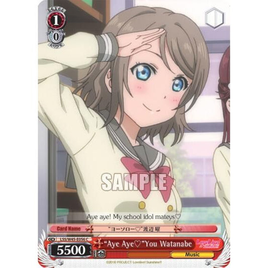 Image for "Aye Aye"You Watanabe (LSS/W45-E056 C) (LSS/W45) - Weiss Schwarz