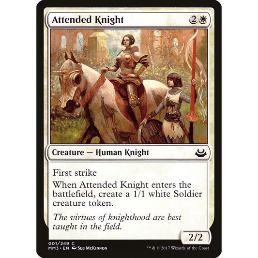 Image for Attended Knight (1) (MM3) - Magic: The Gathering