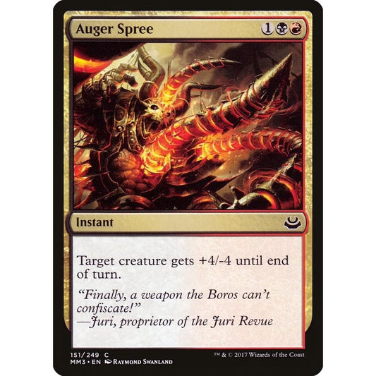 Image for Auger Spree (151) (MM3) - Magic: The Gathering