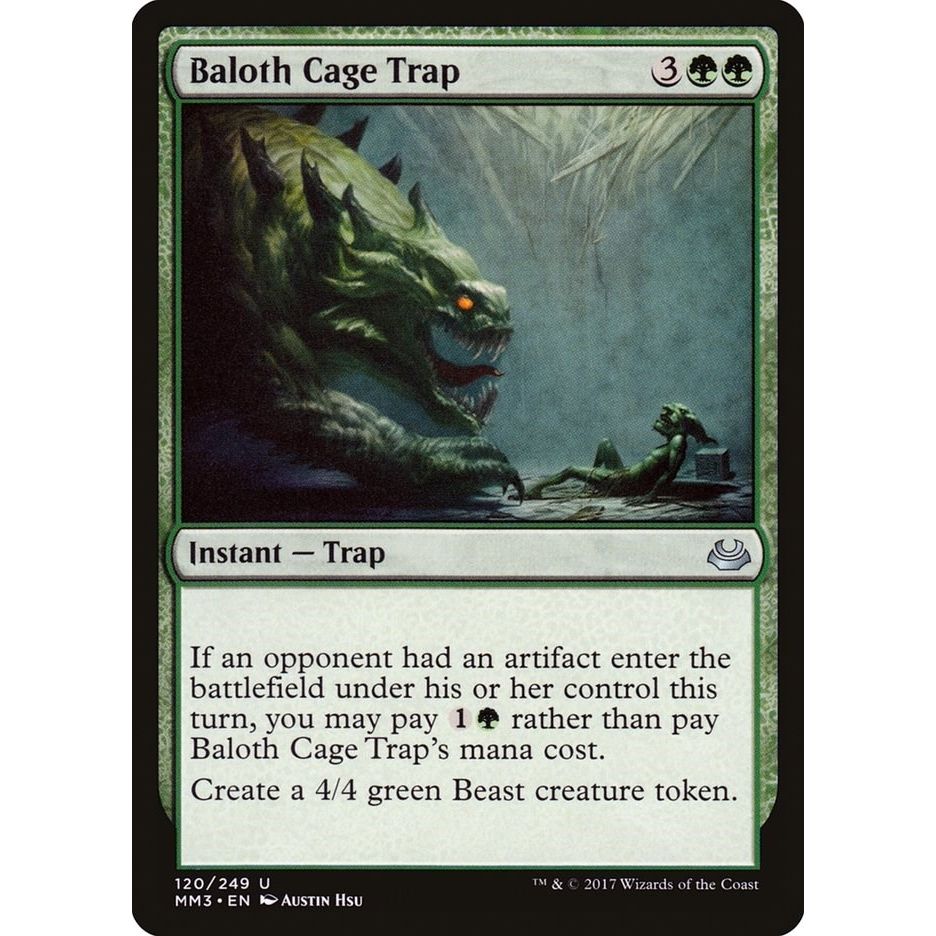 Image for Baloth Cage Trap (120) (MM3) - Magic: The Gathering