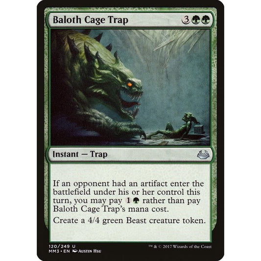 Image for Baloth Cage Trap (120) (MM3) - Magic: The Gathering