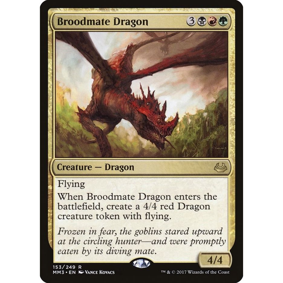 Image for Broodmate Dragon (153) (MM3) - Magic: The Gathering