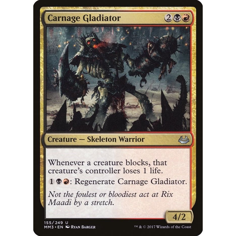 Image for Carnage Gladiator (155) (MM3) - Magic: The Gathering