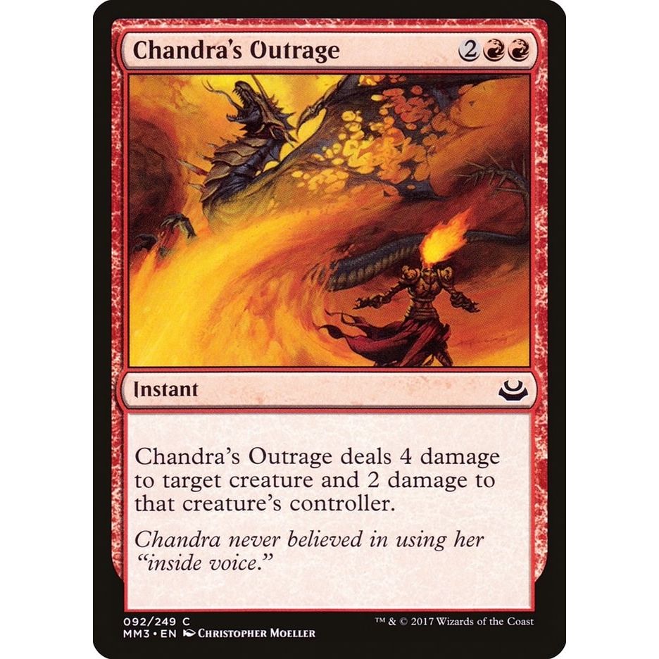 Image for Chandra's Outrage (92) (MM3) - Magic: The Gathering