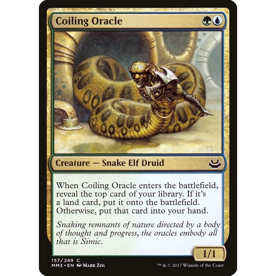 Image for Coiling Oracle (157) (MM3) - Magic: The Gathering
