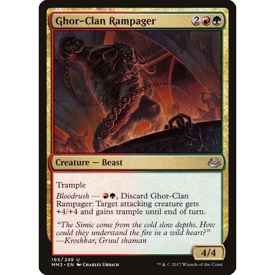 Image for Ghor-Clan Rampager (165) (MM3) - Magic: The Gathering