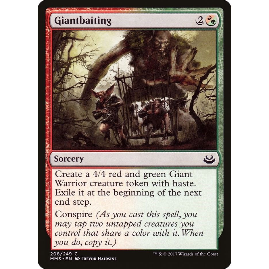 Image for Giantbaiting (208) (MM3) - Magic: The Gathering