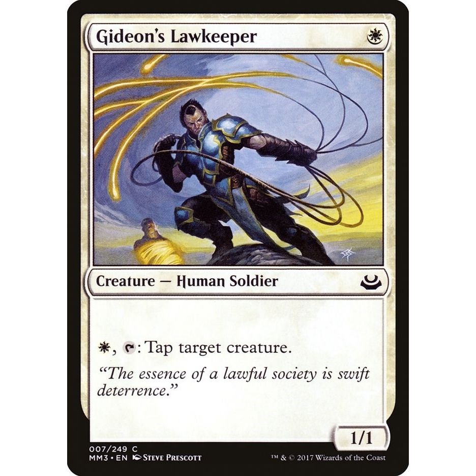 Image for Gideon's Lawkeeper (7) (MM3) - Magic: The Gathering
