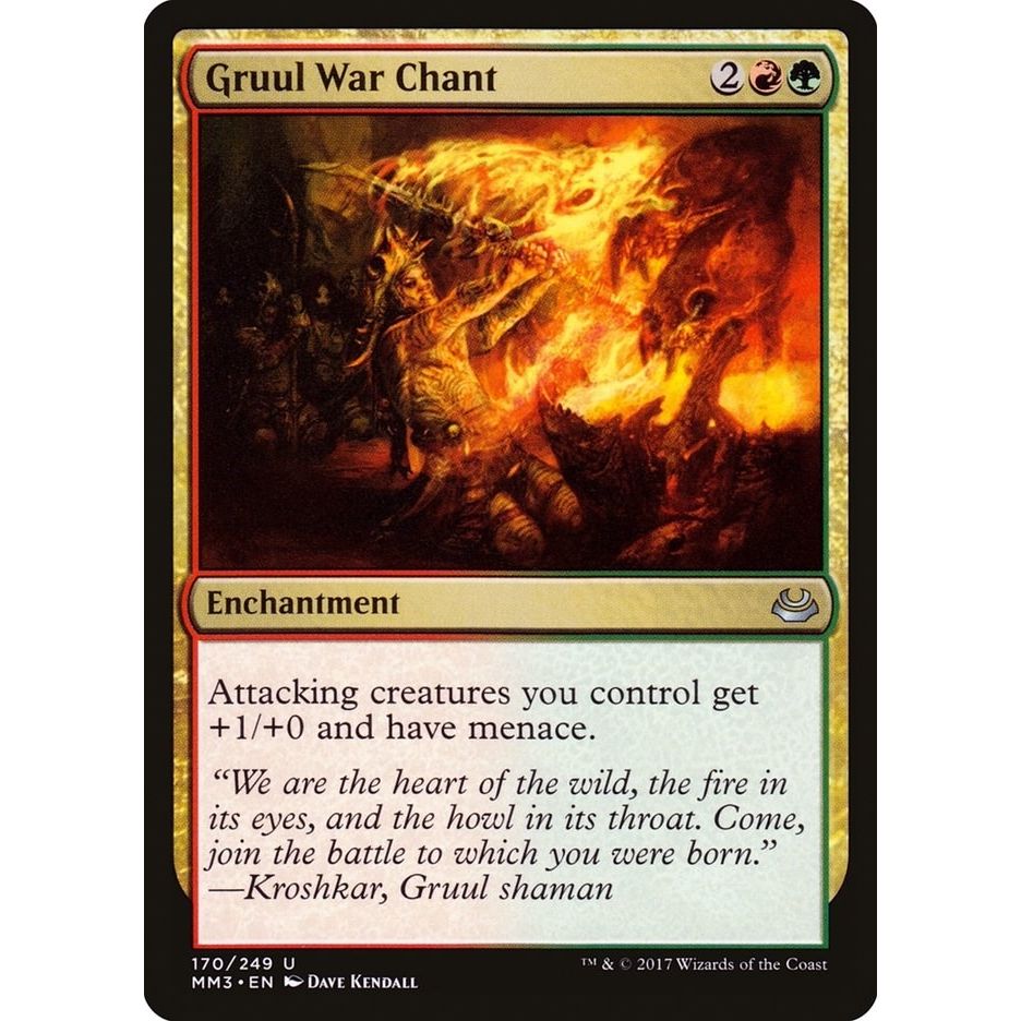 Image for Gruul War Chant (170) (MM3) - Magic: The Gathering