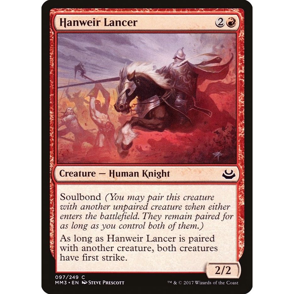 Image for Hanweir Lancer (97) (MM3) - Magic: The Gathering