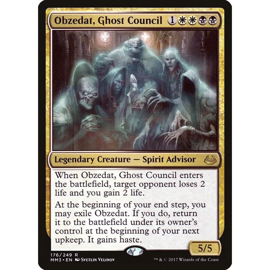 Image for Obzedat, Ghost Council (176) (MM3) - Magic: The Gathering